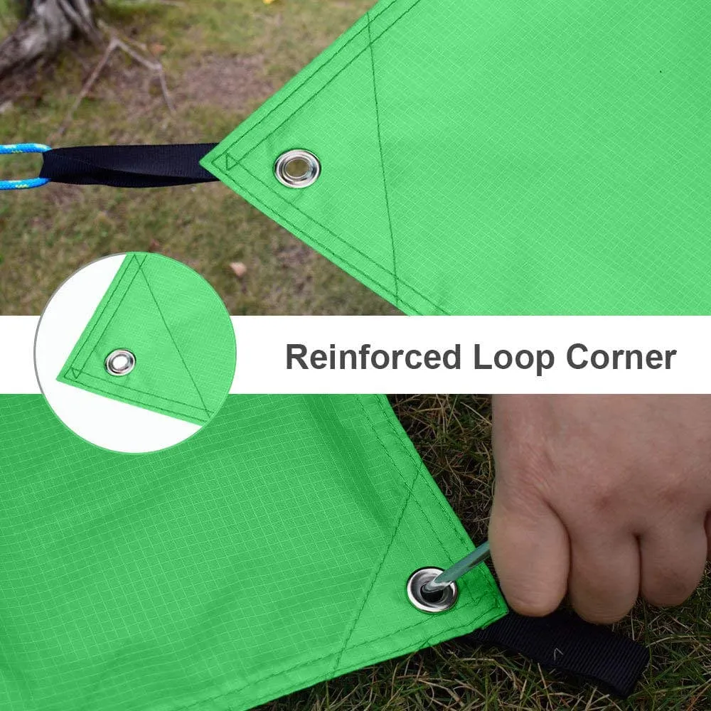210T Polyester Waterproof Lightweight Tent Tarp Outdoor Shelter