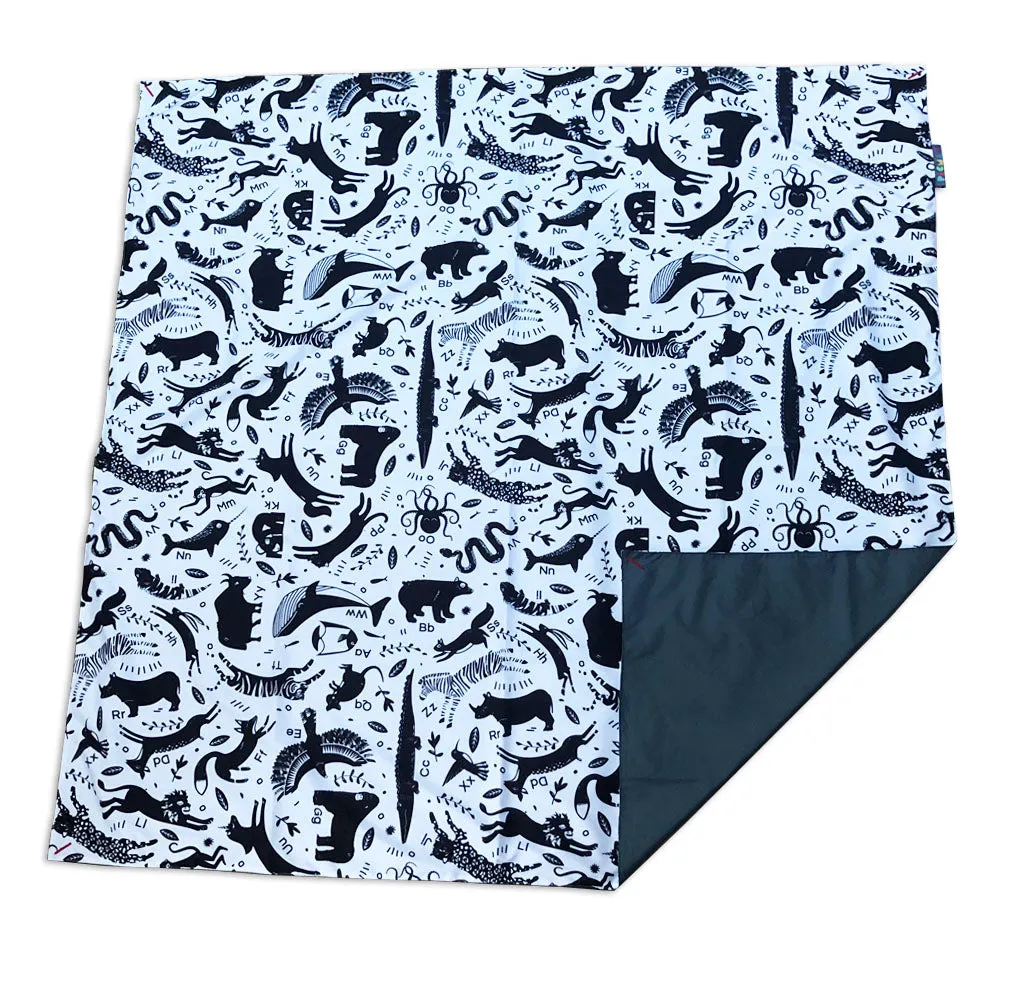 Animal Alphabet Family PACMAT Picnic Blanket