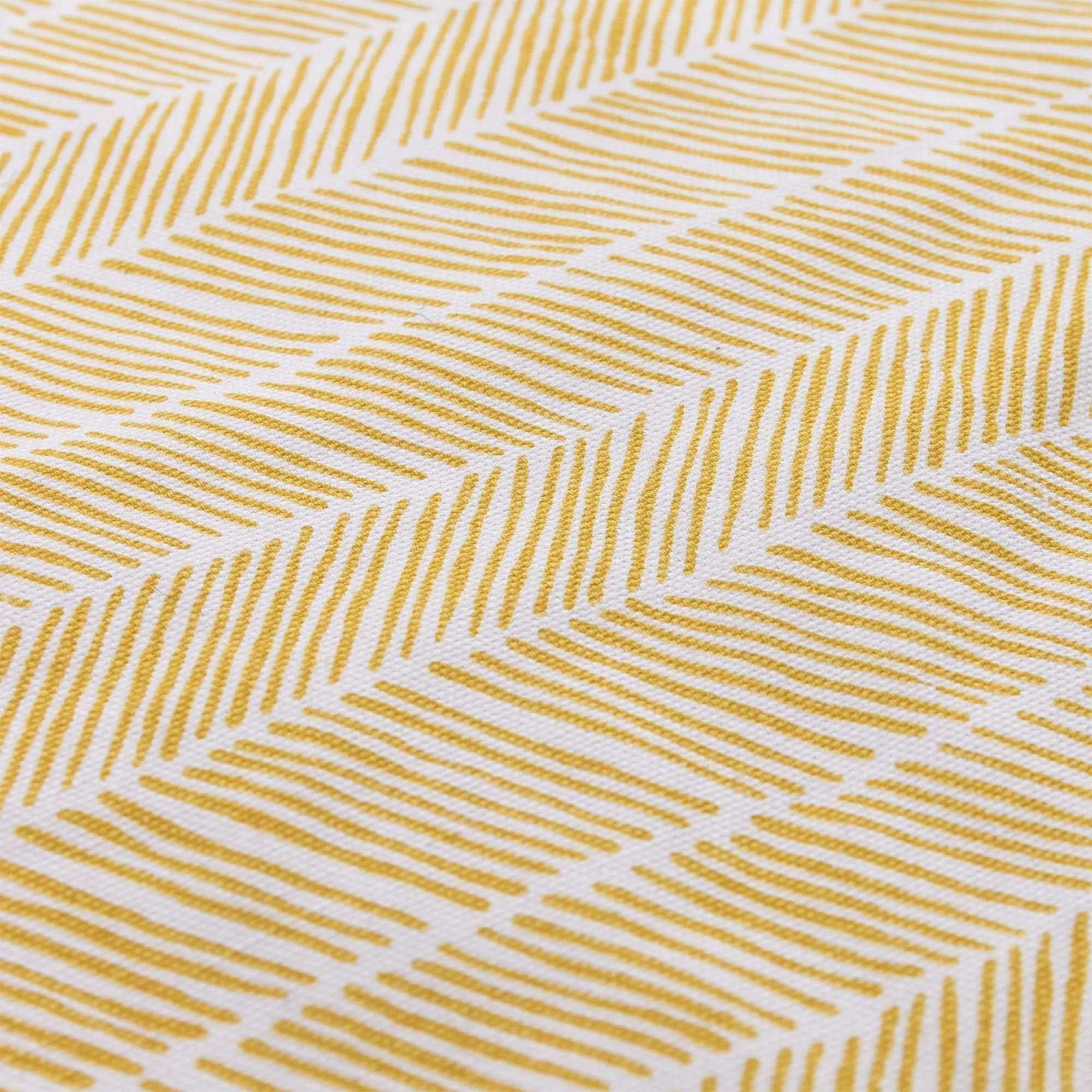Avola Picnic Blanket [Bright mustard/Natural white/Papaya]