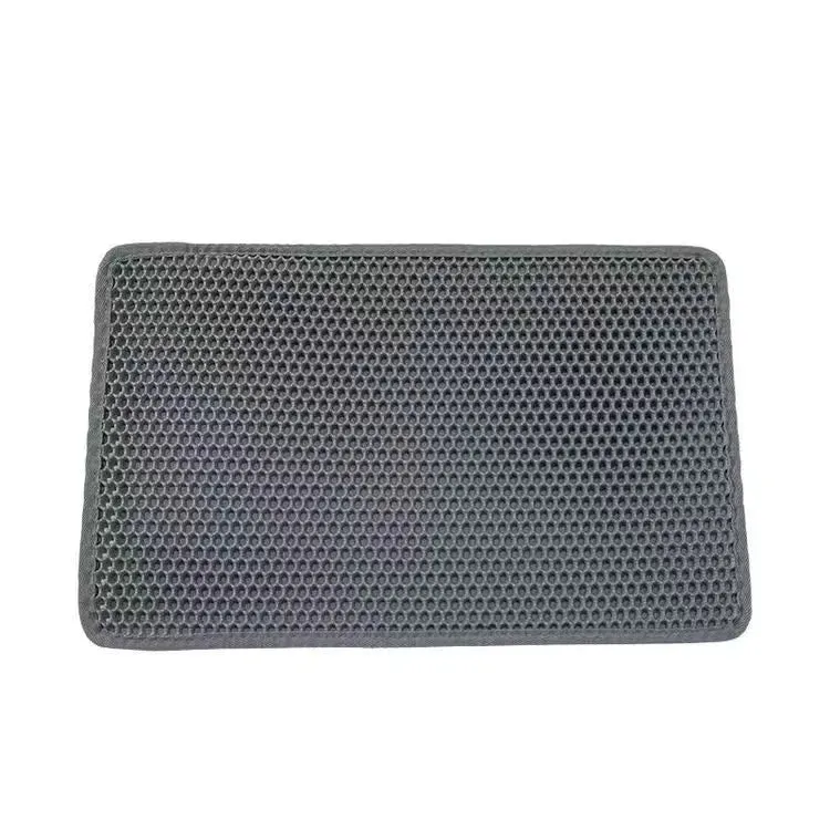Cat Litter Mat With Double Layer Waterproof Pet Litter Box Mat Non-slip Sand Cat Pad Washable Bed Mat Clean Pad Products
