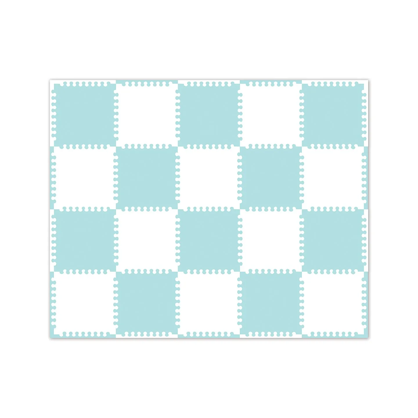 Gelli Mats | Neutral Blues Comfort Playtime Foam 72PC Gelli Mat