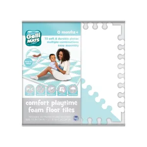 Gelli Mats | Neutral Blues Comfort Playtime Foam 72PC Gelli Mat