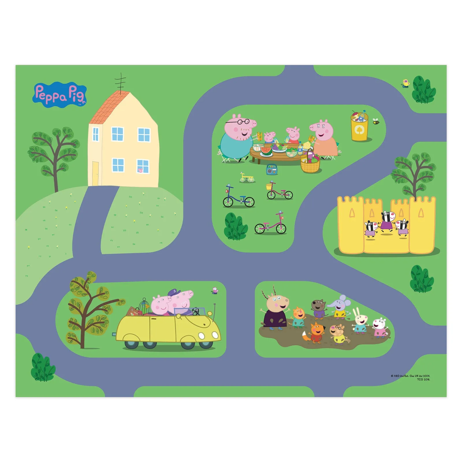 Imaginmat | Peppa Pig Imaginmat Deluxe One Vehicle