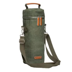 Kayce Olive Green Insulated Single Wine