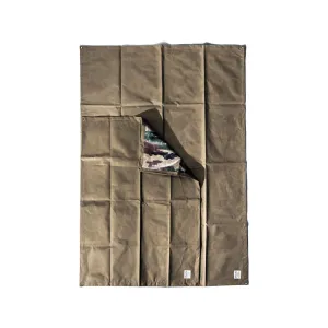 LAMINATED FABRIC MAT - LARGE OLIVE