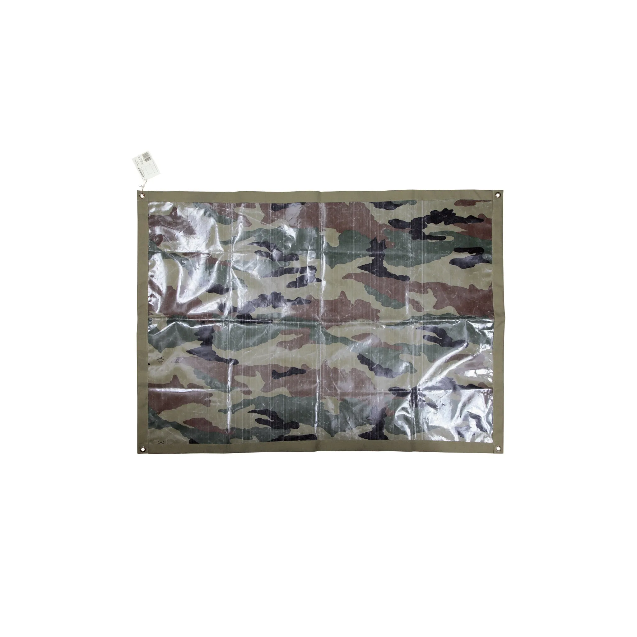 LAMINATED FABRIC MAT - SMALL OLIVE
