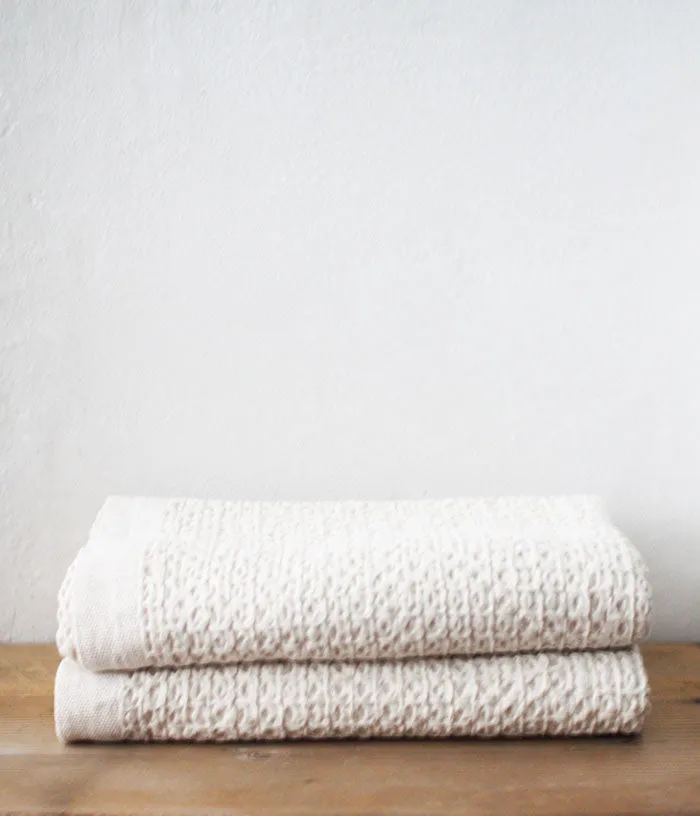 Organic Cotton & Linen Waffle Towel
